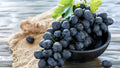 Fresh Black Grapes
